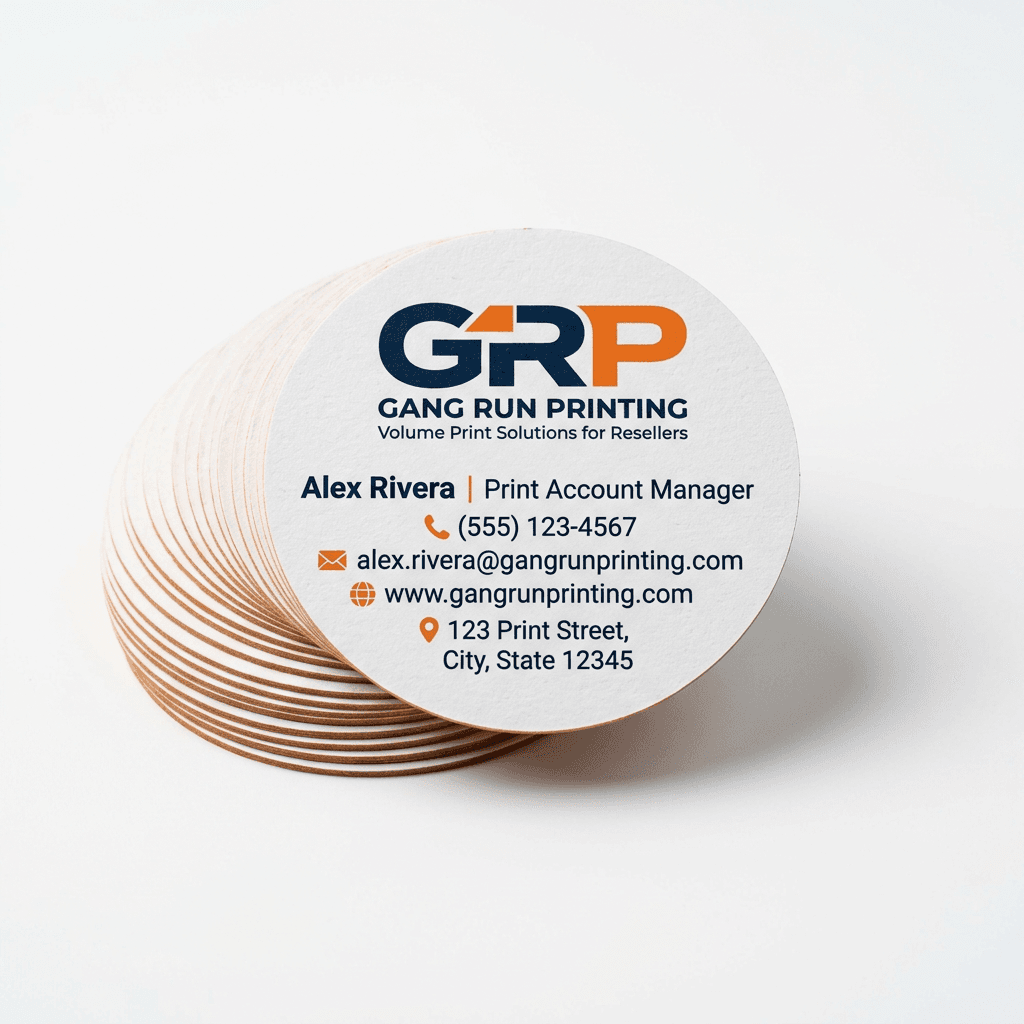 Circle Business Card Printing